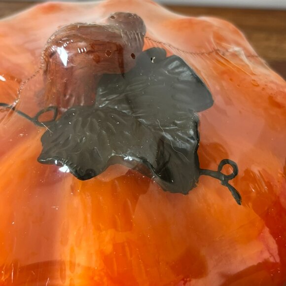 Sealed JC Penney Home Collection Wax Pumpkin Candle Large Jack-O-Lantern Vintage - Picture 6 of 10